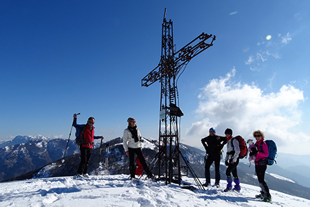 Anello invernale con neve dei TRE FAGGI da Fuipiano il 10 febbraio 2018 - FOTOGALLERY